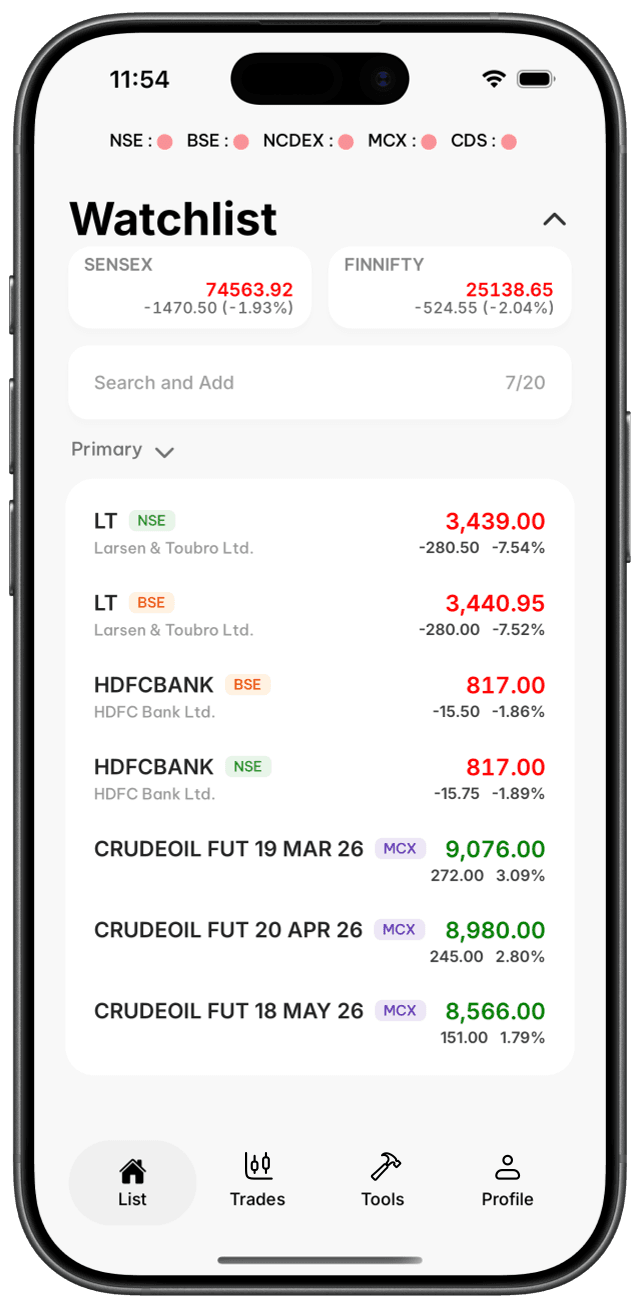 Virtual Trading iOS App Preview